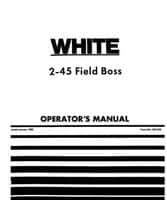White 432454 Operator Manual - 2-45 Tractor