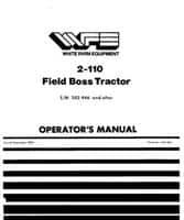 White 432467 Operator Manual - 2-110 Tractor (eff sn 302446)