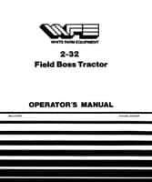 White 432468 Operator Manual - 2-32 Field Boss Tractor