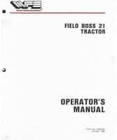 White 432472A Operator Manual - 21 Tractor (Field Boss)