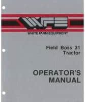 White 432473 Operator Manual - 31 Tractor (Field Boss)