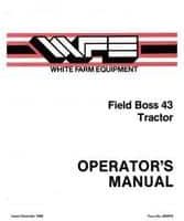 White Tractor 432475 Operator Manual - 43 Tractor (Field Boss)