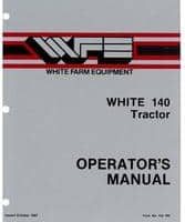 White 432480 Operator Manual - 140 Tractor