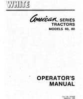 White 432483B Operator Manual - 60 / 80 American Series Tractor