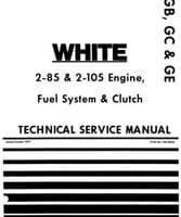 White 432667B Service Manual - 2-105 / 2-85 Tractor Engine (6.354)