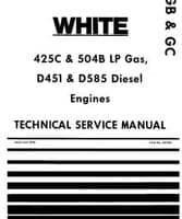 White 432691 Service Manual - 2-150 Tractor Engine (425LP, D451, D504, D585)