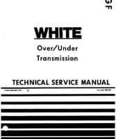 White Tractor 432721 Service Manual - Over - Under Transmission (supplement)