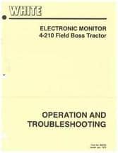White Tractor 432760 Service Manual - 4-210 Tractor (electronic monitor, 1979)