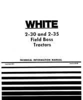 White 432769 Service Manual - 2-30 / 2-35 Tractor