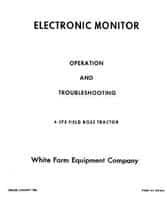 White Tractor 432805 Operator Manual - 4-175 Tractor Electronic Monitor (Field Boss, 1980)