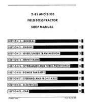White Tractor 432860 Service Manual - 2-85 / 2-105 Tractor