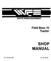 White 432891 Service Manual - 16 Tractor (Field Boss)