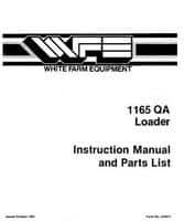 White 432917 Operator Manual - 1165 QA Loader (quick attach)