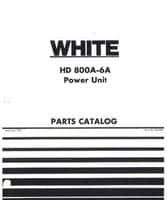 White Tractor 433208 Parts Book - HD 800A-6A Power Unit