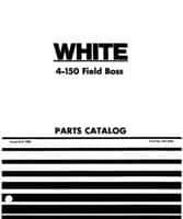 White 433249A Parts Book - 4-150 Tractor