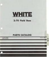 White 433259 Parts Book - 2-70 Tractor
