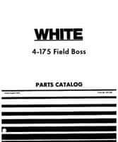 White 433329 Parts Book - 4-175 Tractor
