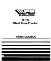 White 433368 Parts Book - 2-110 Tractor