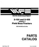 White 433370A Parts Book - 2-135 / 2-155 Series 3 Tractor (eff sn 300928)