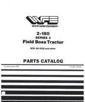 White 433372 Parts Book - 2-180 Series 3 Tractor (eff sn 301920)