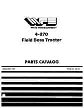 White 433374 Parts Book - 4-270 Field Boss Tractor