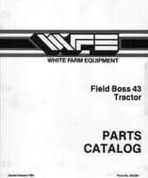 White 433387 Parts Book - 43 Tractor (Field Boss)