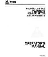 White Planter 437251F Operator Manual - 6100 Series Planter / 6900 Splitter (attachment)