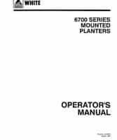 White Planter 437253C Operator Manual - 6702 / 6704 / 6706 / 6708 / 6716 Planter (mounted)