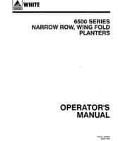 White Planter 437281A Operator Manual - 6512 / 6515 Planter (narrow row, wingfold)