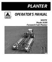 White Planter 437287E Operator Manual - 8182 / 8186 Planter (forward fold, prior to sn 'HS')