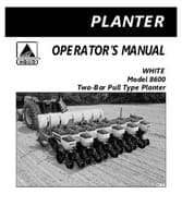 White Planter 437290E Operator Manual - 8604 / 8606 / 8608 / 8616 Planter (2 bar pull type, prior 'HR')