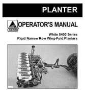 White Planter 437294B Operator Manual - 8412 / 8415 Planter (rigid, narrow row, wing-fold)