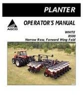 White Planter 437300B Operator Manual - 8500 Series Planter (without CFS, eff sn 'HP' - 'HR')