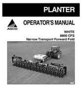 White Planter 437302A Operator Manual - 8831 Planter
