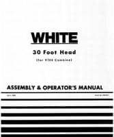 White 446571 Operator Manual - 9700 Combine Header (30 foot)