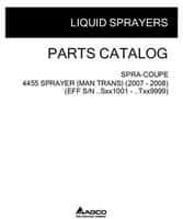 Spra-Coupe 506995D1D Parts Book - 4455 Sprayer (manual transmission, 2007-08)