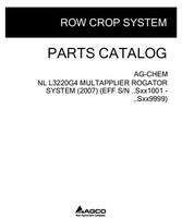 Ag-Chem 508975D1C Parts Book - L3220G4 MultApplier RoGator (system, eff sn Sxxx1001, 2007)