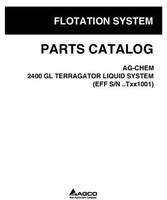 Ag-Chem 515645D1B Parts Book - 2400 Gallon TerraGator (liquid system, eff sn Txxx1001, 2008)
