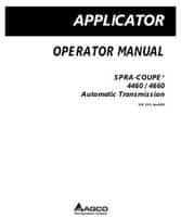 Spra-Coupe 519176D1D Operator Manual - 4460 / 4660 Sprayer (auto transmission, eff sn Uxxx1001, 2009)