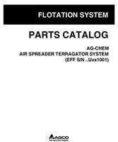 Ag-Chem 524489D1B Parts Book - Air Spreader TerraGator (system, eff sn Uxxx1001, 2009)