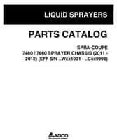Spra-Coupe 531461D1B Parts Book - 7460 / 7660 Sprayer (chassis, 2011-12)