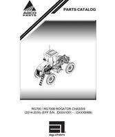 Ag-Chem 568660D1C Parts Book - RG700 / RG700B RoGator (chassis, eff sn Exxx1001, 2014)