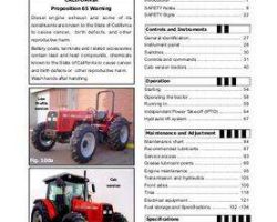 Massey Ferguson 6215048M1 Operator Manual - 491 / 492 Tractor (eff sn BPxxxxx, tier 2)