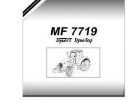 Massey Ferguson 6246125M1 Parts Book - 7719 Tractor (Dyna-VT, Dyna-Step)