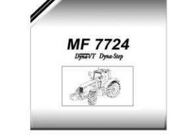 Massey Ferguson 6246128M1 Parts Book - 7724 Tractor (Dyna-VT, Dyna-Step)