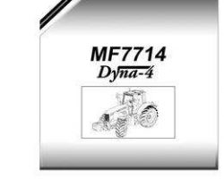 Massey Ferguson 6246149M1 Parts Book - 7714 Tractor (Dyna 4)