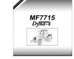 Massey Ferguson 6246150M1 Parts Book - 7715 Tractor (Dyna 4)