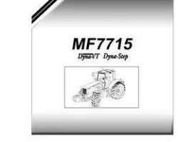 Massey Ferguson 6246154M1 Parts Book - 7715 Tractor (Dyna-VT, Dyna-Step)
