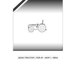 Massey Ferguson 6246191M1 Parts Book - 2604H Tractor