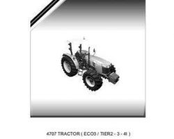 Massey Ferguson 6246201M3 Parts Book - 4707 Tractor (ECO3 / tier 2 to tier 4i)